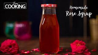 Homemade Rose Syrup | Rose Syrup