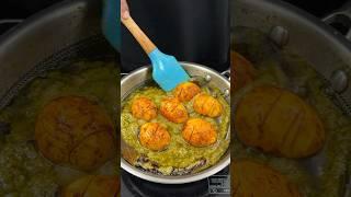 Afghani Egg Curry ASMR Cooking #shorts #food #cooking #asmr #recipe #crunchytreats #eggcurry