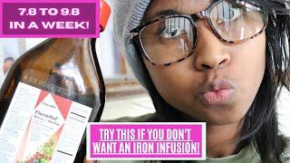 BEFORE YOU GET AN IRON INFUSION... | HOW TO GET YOUR IRON LEVELS UP IN ONE WEEK NATURALLY!