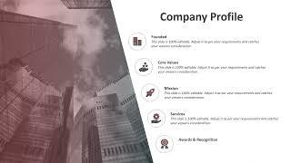 Company Profile PowerPoint Presentation Template | Kridha Graphics