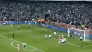 Lord Nicklas Bendtner - Fastest Goal by a Substitute in English Football, Arsenal vs Spurs,22-12-07.