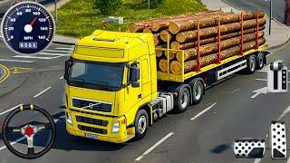 City trasporter cargo truck simulator 3D - US Delivery Cargo Trailer Driver  : Android Gameplay
