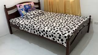 Double size bed 54"x75" at Caparal General Trias