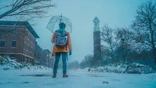 Snowstorm at Purdue University