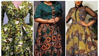 Beautiful and Best Ankara Midi Dress Styles for Ladies | Ankara Styles | African Fashion Styles