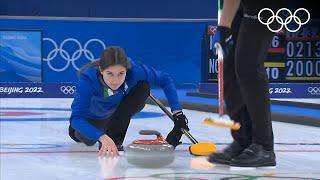  1st Curling Gold Medal for Italy! | Mixed Doubles Final Highlights