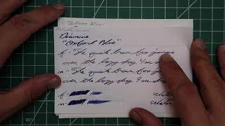 Diamine Oxford Blue Fountain Pen Ink #fountainpenink #fountainpens