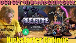 Rivenstone: A Brand New Tabletop Miniature Skirmish Game - Kickstarter Critique Review