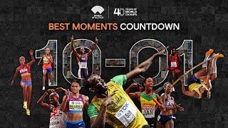 TOP 10 - 40 Greatest World Athletics Championships Moments | 10 - 1