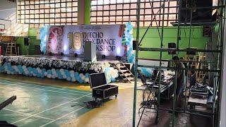 Basic Lights and Sound System Setup sa Abellana school by SDSS vlog