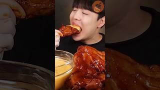 MUKBANG SATISFYING BIG BITES "Spicy Jamaican Chicken" 