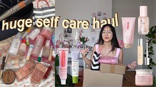 BUYING VIRAL PRODUCTS ⭐️ (first impressions) self care shopping haul | sephora, glossier & kbeauty