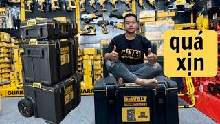 Bộ thùng Dewalt Toughsystem2  DWST83293, DWST83342, DWST83295 khá bất ngờ chất lượng và chống nước.