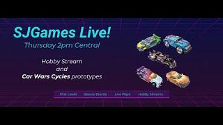 SJGames Live! - Car Wars Cycles mini painting with Ben!!!