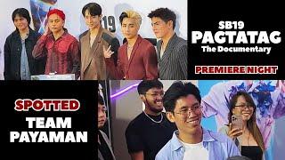 SB19 PAGTATAG THE DOCUMENTARY Premiere Night | SPOTTED Team Payaman Junnieboy, Vien & Venice