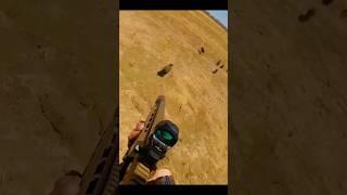 Даже охотник был шокирован последним движением кабана #охотник #выстрелы #охота #кабан #в лесу