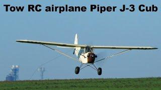 Piper J3-Cub + Let L-13 Blanik | glider RC aerotows | 2020