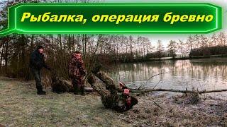 Рыбалка, операция бревно или дерево!