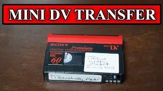 How To Transfer Mini DV Tapes