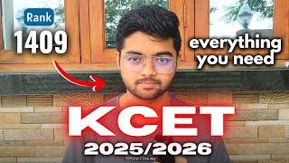 Get under 1500 Rank in KCET 2025/2026| Complete Guide & My mistakes