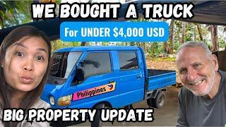We Bought a Truck for Under $4000!  + Mountain Property Update #philippines