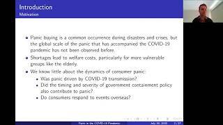 CEPAR Cross nodal seminar by Tim Neal: Consumer Panic in the COVID-19 Pandemic