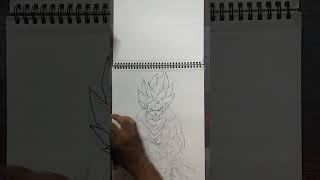 Drawing ️goku️ from DBZ #becreative871 #drawing #chikoo #art #ultra #anime #sketch #draw #animes