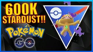 600K STARDUST INVESTMENT SHINY SHADOW SABLEYE SWEEPS TEAMS!! | POKÉMON GO BATTLE LEAGUE