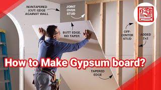 How to Make Gypsum board? Gypsum board machine Gypsum board making machine