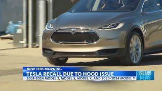 Tesla recalls 1.8 million vehicles over hood issue risking crashes