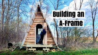 Cozy A- Frame: Making a FANCY ARCHED DOOR