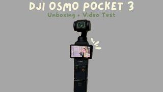 DJI Osmo Pocket 3 Unboxing + Video Test