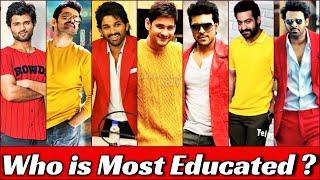 30 South Indian Telugu Actors Education Qualification | South Actors Education