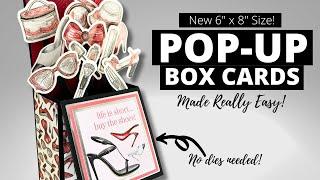 I haven't Made One of These in AGES!!! - NO DIES NEEDED EITHER! - Pop-Up Box Cards made EASY