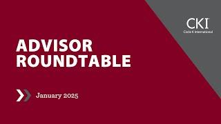 Advisor Roundtable-January 2025