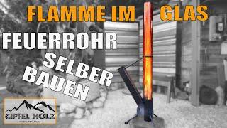 Feuerrohr selber bauen - Feuerfackel - Pelletfackel - Besser als das Aldi Feuerrohr?