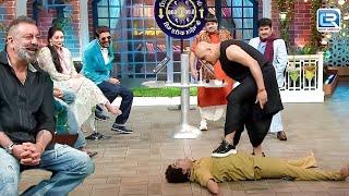 जब असली Sanjay Dutt के सामने आया नकली Sanjay Dutt | Krushna as Kancha Cheena | The Kapil Sharma Show