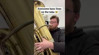 Awesome Tuba Bass Lines - Thriller by Michael Jackson  #shorts