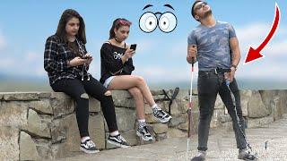 Blindman Peeing in Public Prank!    -  AWESOME REACTIONS | Best of Just For Laughs