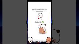 Bubu favorite ride  ? | Bubu Dudu | Goma Peach |Animation | Cute couple