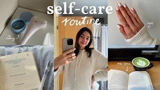 my self-care routine  (doing things that make me happy)