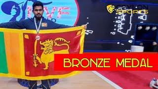 Indika Dissanayaka Bronze Medal 73kg Class - Commonwealth Weightlifting Championship 2021