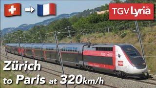 Zürich to Paris at 320 km/h ! TGV Lyria FIRST Class review