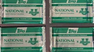 2024 Topps Bowman U National Wrapper Redemption 8x Pack Break Random Subjects