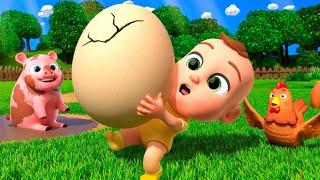 Humpty Dumpty Sat on a Farm | Lalafun Nursery Rhymes & Kids Songs