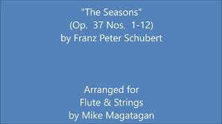 "The Seasons" (Op.  37 Nos.  1-12) for Flute & Strings