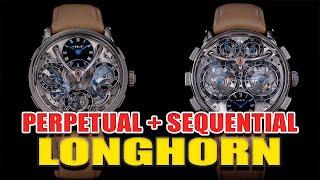 MB&F Perpetual + Sequential Longhorn 20th Anniversary Timepieces