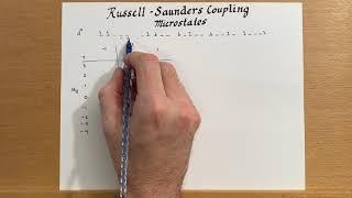 Russell-Saunders Coupling: Microstates