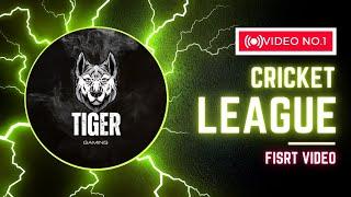 Cricket League/video no 1/Tiger Gaming