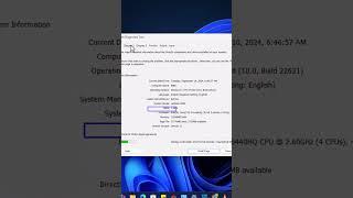 Check Your PC Specs Like a Pro in Seconds! #SHORT #SHORTS #microsofttips  #microsoft